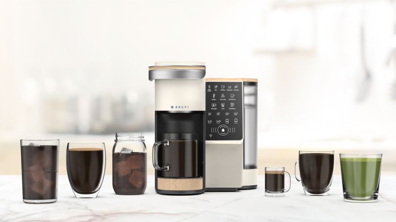 A photo of Bruvi's single-serve coffee maker.