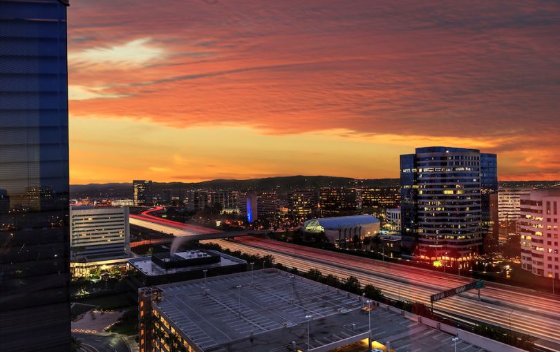 Irvine, CA skyline