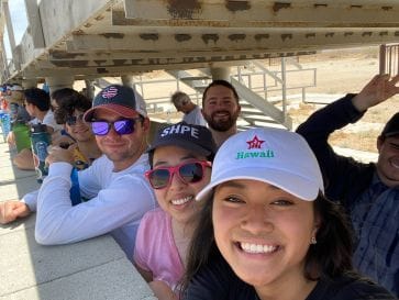 Aerospace Corporation interns on a rocket launch field trip to the Mojave Desert