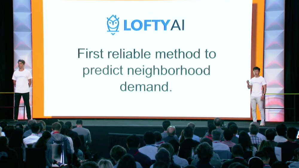 Lofty AI pitching at Y Combinator