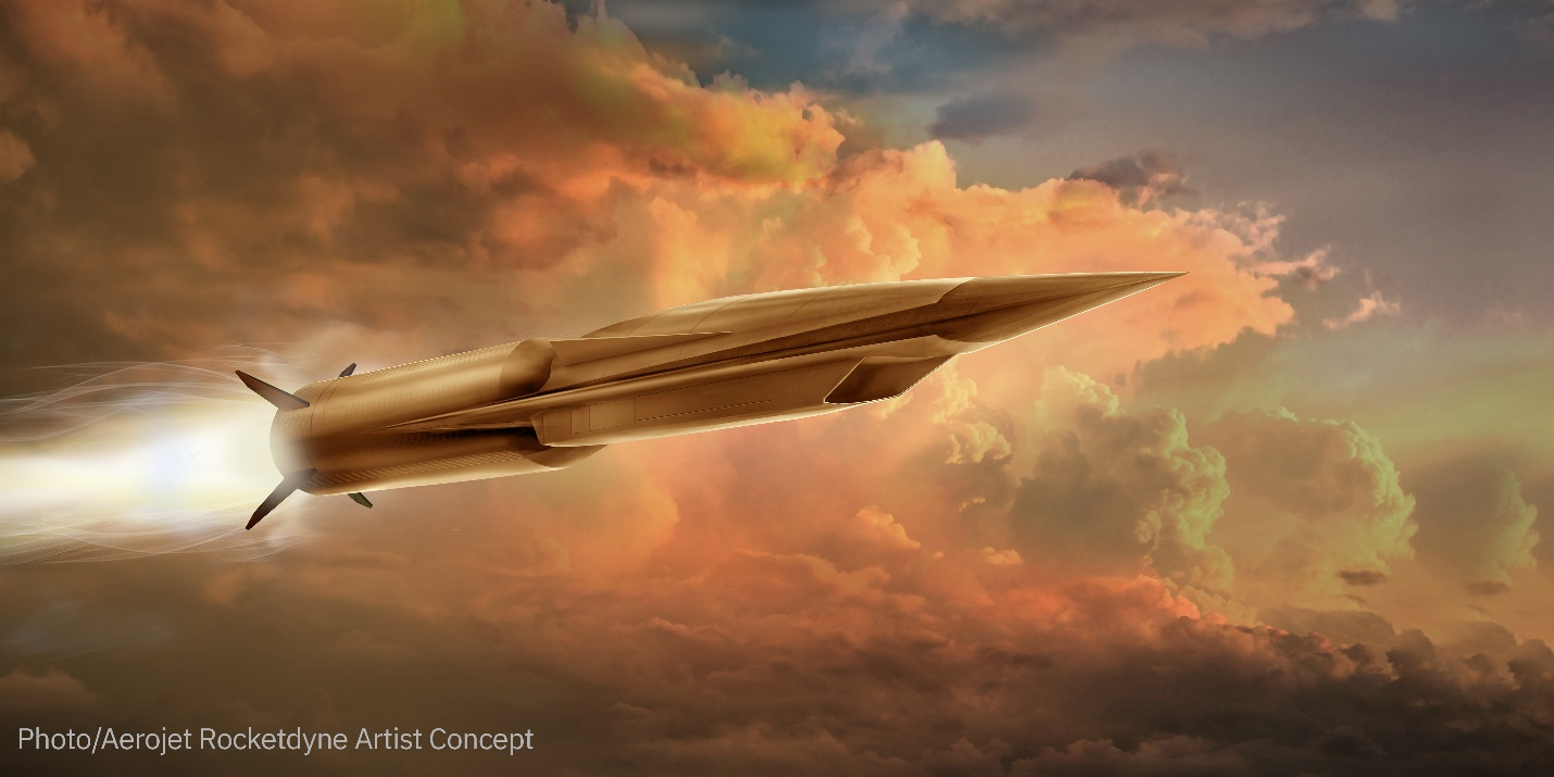 Aerojet Rocketdyne rocket render.