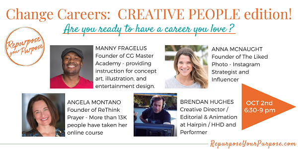 How to CHANGE CAREERS: CREATIVE PEOPLE edition!