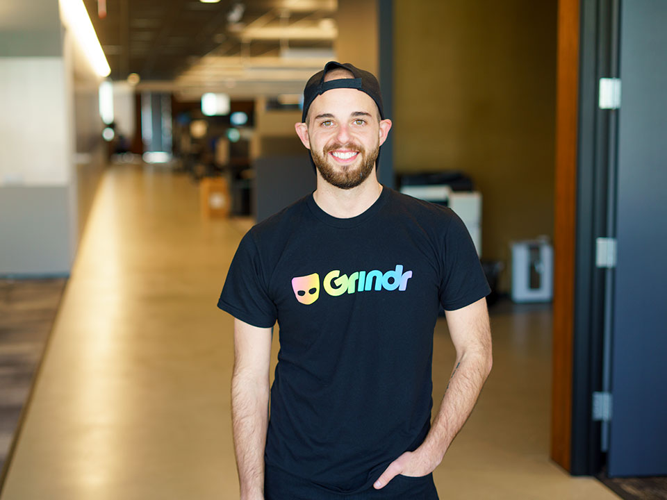 Ron Elizondo, Grindr's Manager of product