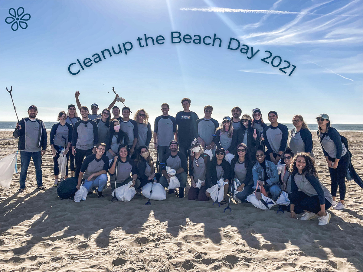 First Media team photo on the beach