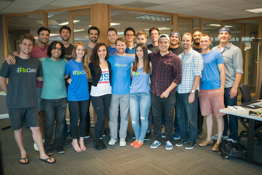 FloQast fintech startup team photo