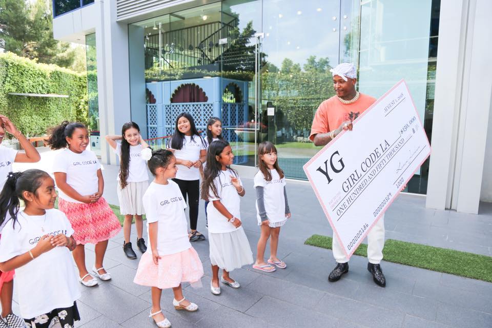 GirlCodeLA gets a $150,000 boost in the form of a donation from YG