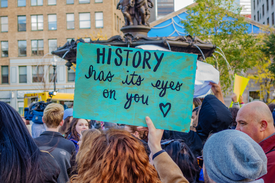 lawmaker.io peaceful protest stock image