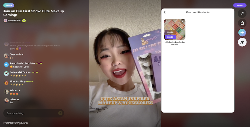 The latest raise for the livestream shopping app values the company at $100 million. Over the last three months, Popshop Live has increased the number of sellers on its platform by more than 500 percent.