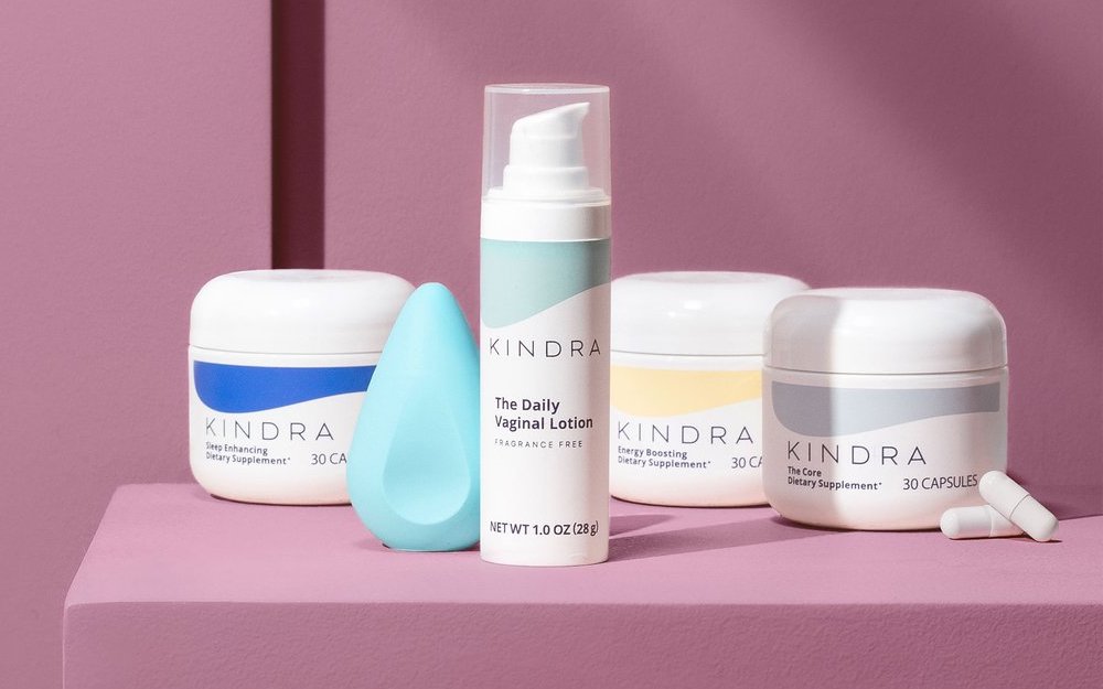 Kindra’s vaginal lotion and naturally-derived supplements were created to address some of the most common symptoms of menopause. The company’s seed round features an investment from Katie Couric Media.  
