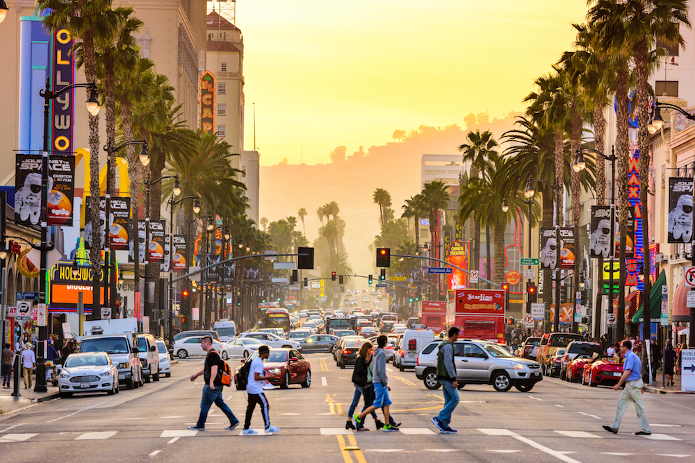 los angeles tech industry street scene