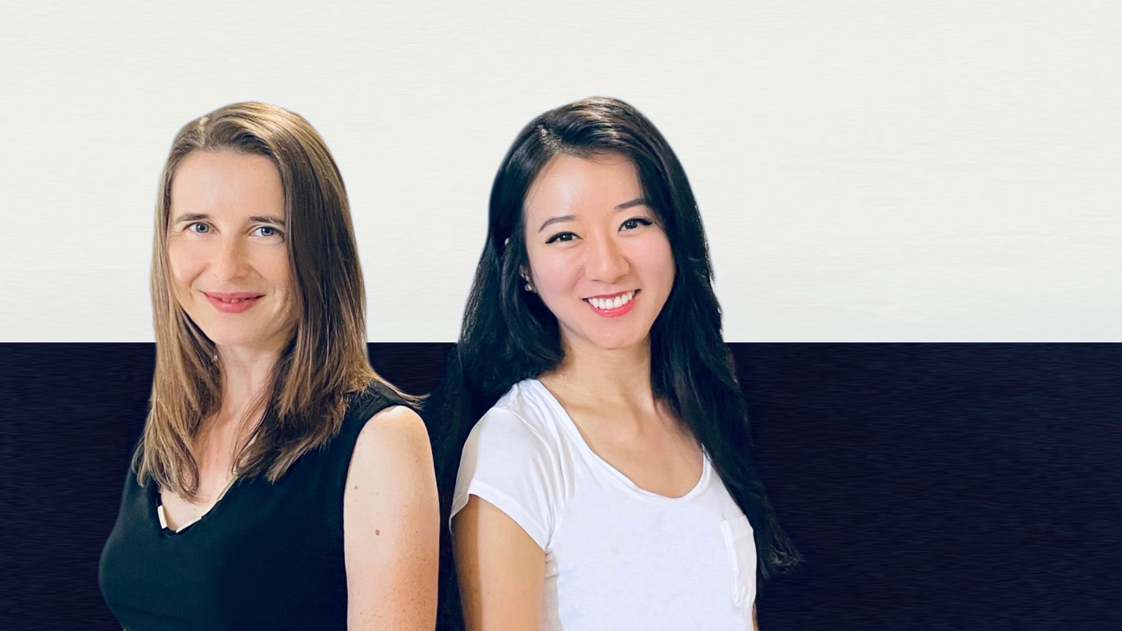 Blaze co-founders Nanxi Liu and Tina Denuit-Wojcik pose together for a photo.