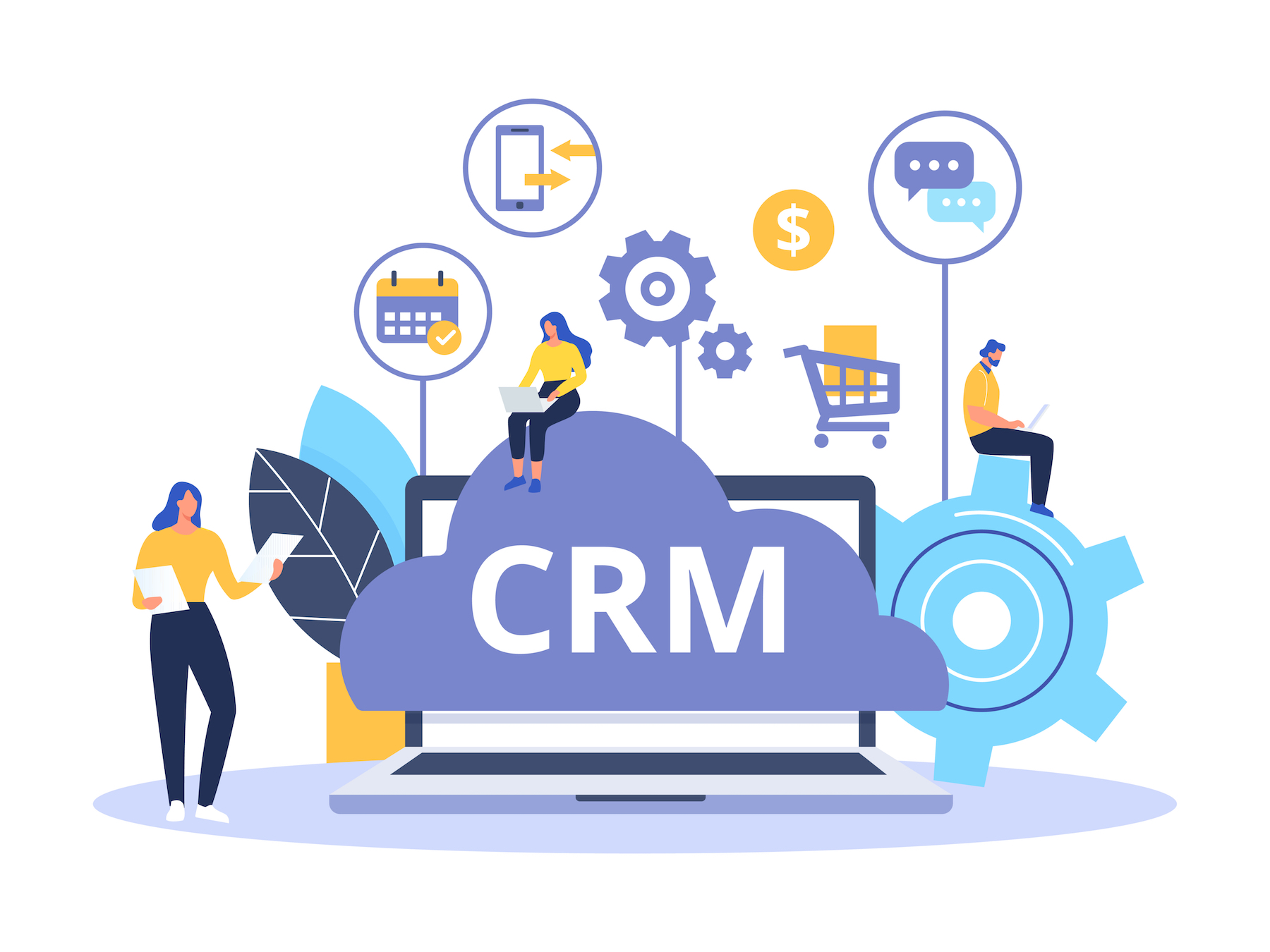 CRM-software-illustration