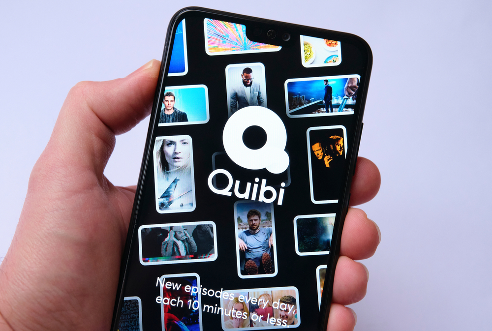 Quibi on smartphone