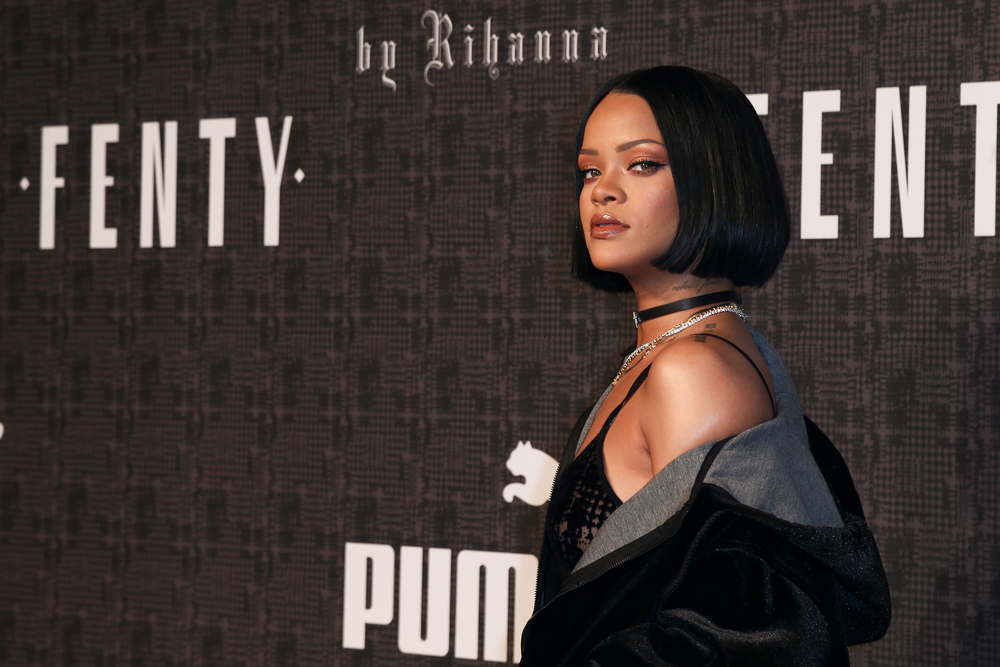 Rihanna at Fenty Fashion event