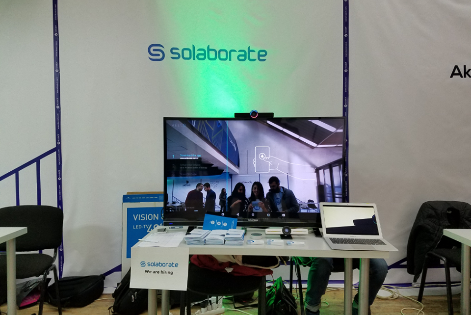 solaborate hardware social media startup