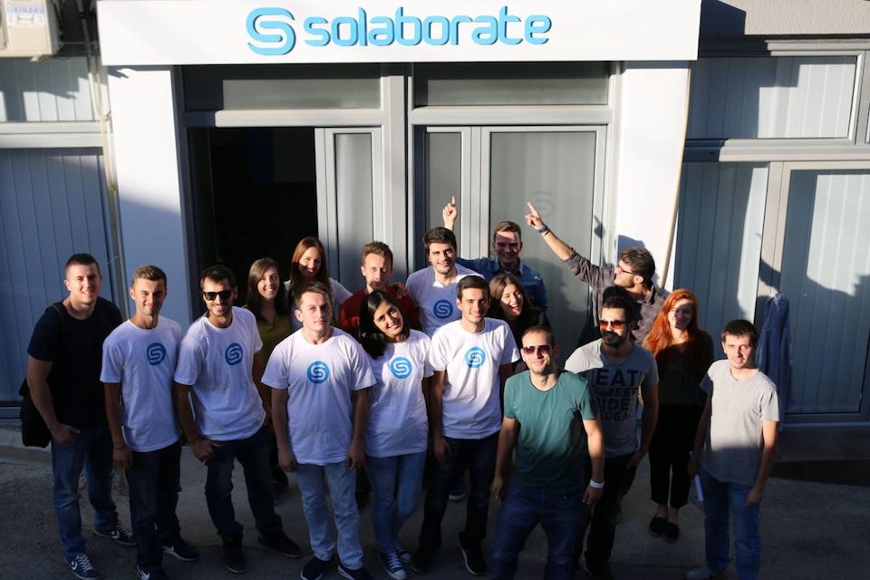 solaborate hardware social media startup