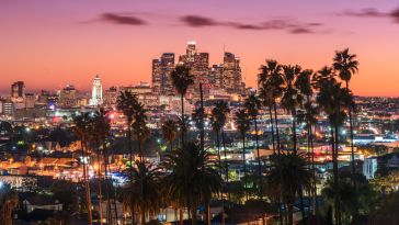 Los Angeles at sunset