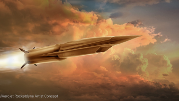 Aerojet Rocketdyne rocket rendering