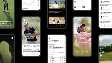 product images of PGA' TOURs new digital experience