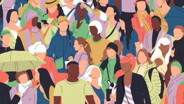 Illustration of diverse people