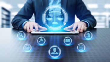 An image depicts legal technology.