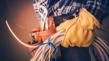 A closeup of a skilled trade worker is pictured.