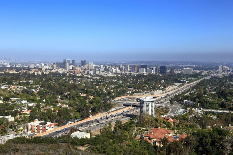 west los angeles stock photo