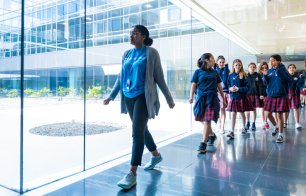 Aerospace Corporation hosting a STEM tour for students