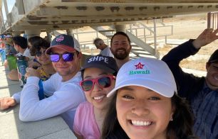 Aerospace Corporation interns on a rocket launch field trip to the Mojave Desert