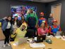 Pennymac Tech team members dressed as Mario Bros. characters